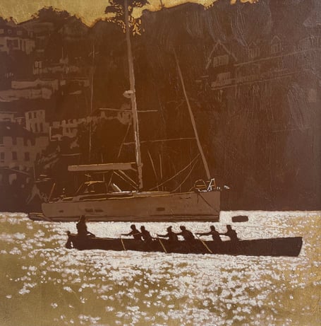 Greg Ramsden RSMA art piece 'Estuary Evening'.